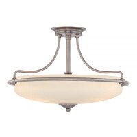 QZ-GRIFFIN-SFM-C Griffin 4 Light Semi-Flush Light – polerowany chrom Elstead - Mega RABATY w koszyku %