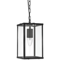 4241BK Lantern Noir Lampa wisząca - czarny Metal &amp; szkło Searchlight