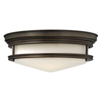 HK-HADLEY-F-OZ Hadley 3 Light Flush – Brąz wcierany olejem Elstead - Mega RABATY w koszyku %