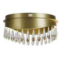 19211-1GO Jewel LED Flush Lampa sufitowa - złoty &amp; kryształ Searchlight