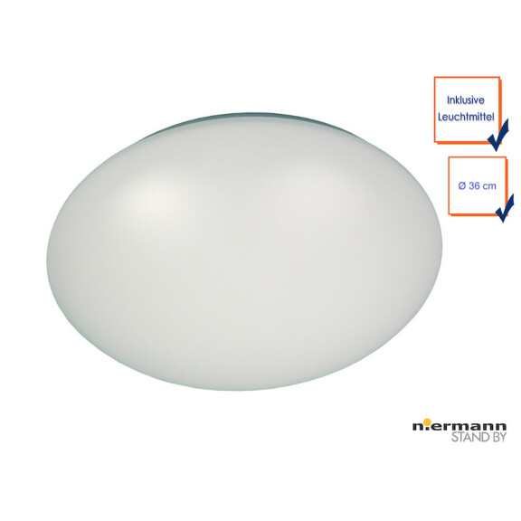 68036 Lampa sufitowa z tworzywa sztucznego PMMA Niermann Standby