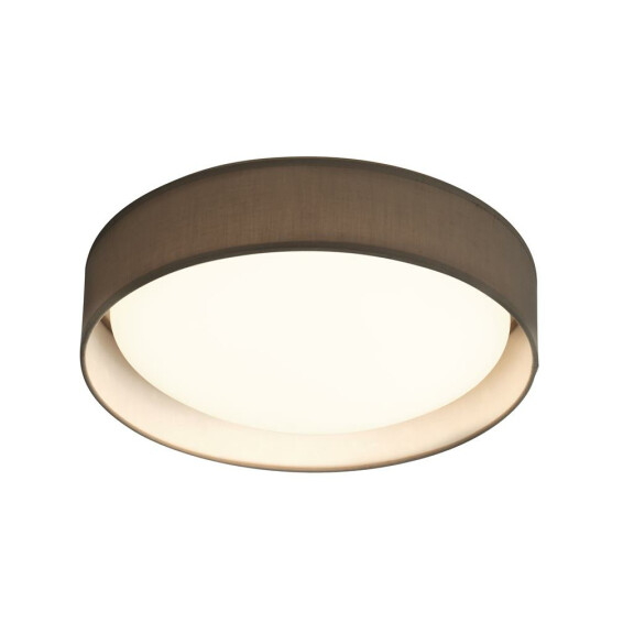 9371-37GY Gianna LED Flush Lampa sufitowa - Acrylic, & Fabric Shade Searchlight