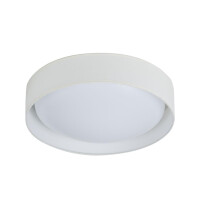 9371-37WH Gianna LED Flush Lampa sufitowa - Acrylic, &amp; Fabric Shade Searchlight
