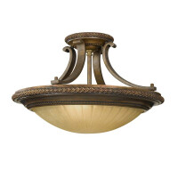 FE-KELHAM-HALL-SF Kelham Hall 2 Light Semi-Flush Light Elstead - Mega RABATY w koszyku %