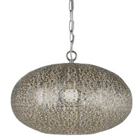 2672SS Fretwork Lampa wisząca - Laser Cut Nickel Searchlight