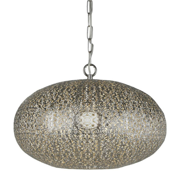 2672SS Fretwork Lampa wisząca - Laser Cut Nickel Searchlight