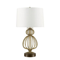 GN-LAFITTE-TL-GD Lampa stołowa Lafitte 1 – postarzane złoto Elstead - Mega RABATY w koszyku %