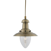 5787AB Fisherman Baby Lampa wisząca - antyczny mosiądz Searchlight