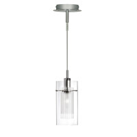 2301 Duo I Lampa wisząca - Chrome &amp; Double szkło Searchlight