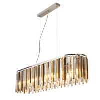 9838-8CC Clarissa 8Lt Lampa wisząca - Chrome &amp; szkło Prisms Searchlight