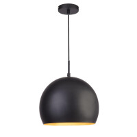 3038BK Chicago Industrial Lampa wisząca - czarny Metal Searchlight