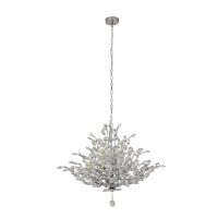 8011-11CC Bouquet 11Lt Lampa wisząca - Chrome &amp; kryształ szkło Searchlight