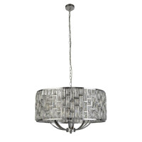 6588-8CC Bijou 8Lt Lampa wisząca - Chrome &amp; kryształ szkło Searchlight