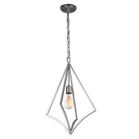 FE-NICO-P-M-CH Nico 1 Lekki Średni lampa wisząca Elstead - Mega RABATY w koszyku %