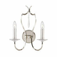 PM2-PN Lampa ścienna Pimlico 2 Light – polerowany nikiel Elstead - Mega RABATY w koszyku %