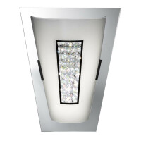 3773-IP Portland LED łazienkowy Kinkiet - Chrome, szkło &amp; Ice, IP44 Searchlight