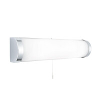 8293CC Poplar 2Lt łazienkowy Kinkiet - Chrome &amp; szkło opal, IP44 Searchlight