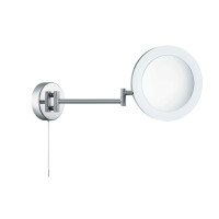 1456CC Magnifying łazienkowy Mirror - Chrome &amp; Frosted szkło, IP44 Searchlight