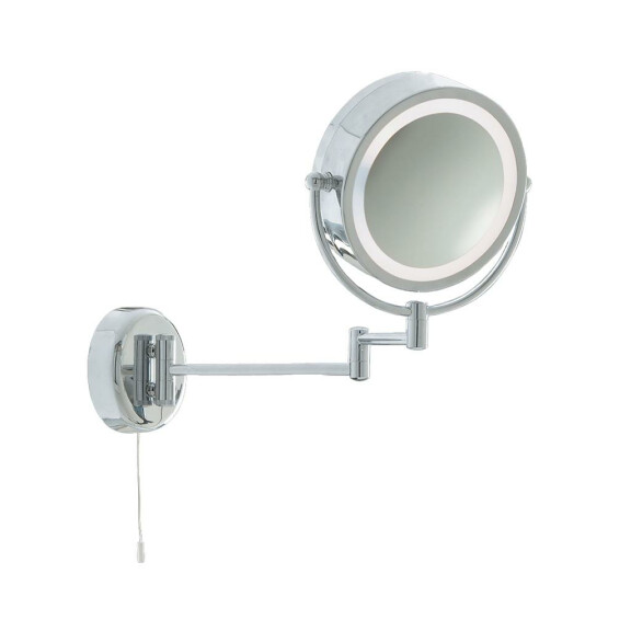 11824 Illuminated łazienkowy Mirror With Swing Arm - Chrome, IP44 Searchlight