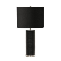 RIPPLE-TL-BLK Lampa stołowa Ripple 1 – czarna Elstead - Mega RABATY w koszyku %