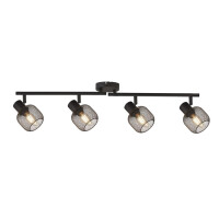 81201-4BK Meshy 4Lt Cage Bar reflektorek - czarny Searchlight