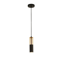 82121-1BK Merryzłoty Lampa wisząca - Amber Acrylic &amp; czarny Searchlight