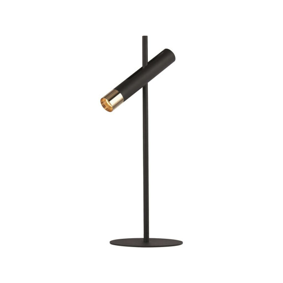 EU31653-1BK Cylinder Lampa stołowa - czarny &amp; złoty Searchlight