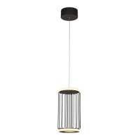 54212-1BK Circolo Cage LED Lampa wisząca  - czarny Metal Searchlight