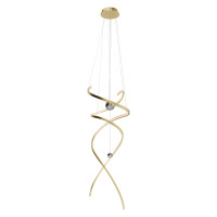 RITZ P0483D LAMPA WISZĄCA ZŁOTO SZCZOTKOWANE Maxlight