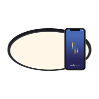 2015136103 Oja Smart  42 Lampa sufitowa Czarna Nordlux - Mega RABATY w Koszuku %