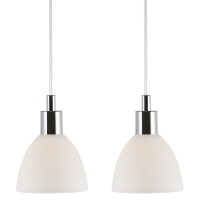 63233033 Ray 2-Kit Lampa wisząca Chrom Nordlux - Mega RABATY w Koszuku %