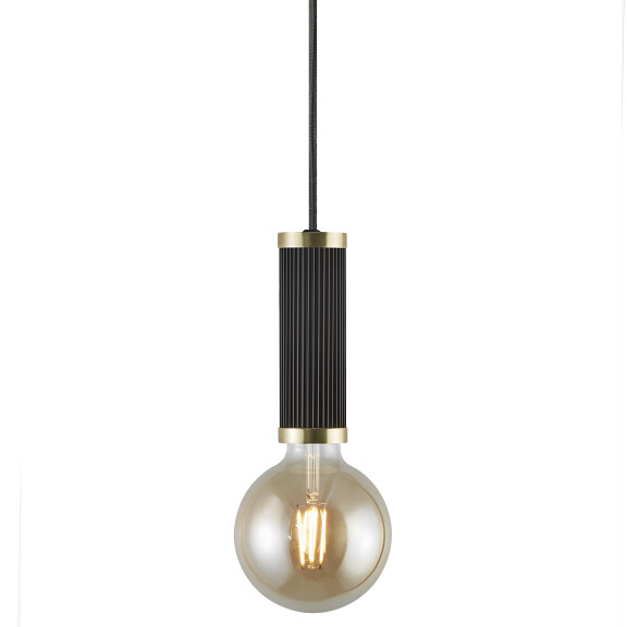 2011053003 Galloway Lampa wisząca Czarny/Mosiądz Nordlux - Mega RABATY w Koszuku %