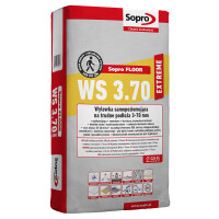 SOPRO WS 3.70 25KG CEMENTOWA WYLEWKA SAMOPOZIOMUJĄCA