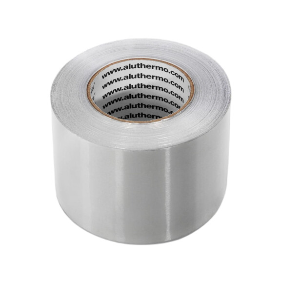 ALUTHERMO TAŚMA SYSTEMOWA SAMOPRZYLEPNA 100MM (50MB) ALUMINIOWA LAMINOWANA