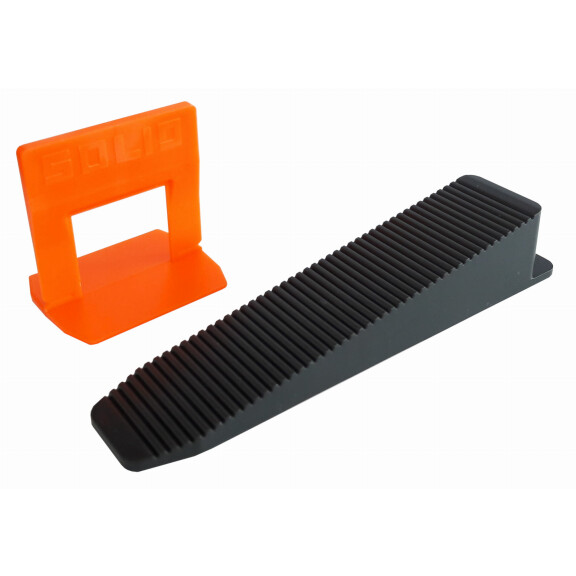 SOLID SYSTEM POZIOMOWANIA PŁYTEK KLIN 50 KLIPSY 100 1mm