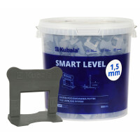 KUBALA KLIPSY 1,5MM SMART LEVEL (1869) 800SZT Z PROFESJONALNYM WIADREM 20L
