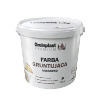 GREINPLAST FARBA GRUNTUJĄCA LATEKSOWA FWG 10L BIAŁA