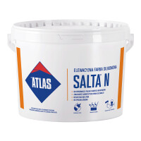 ATLAS BAZA FARBY SILIKONOWEJ SALTA N SZARA 10L
