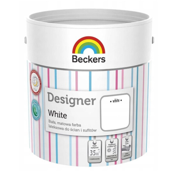 FARBA LATEKSOWA BECKERS DESIGNER WHITE 2,5 L