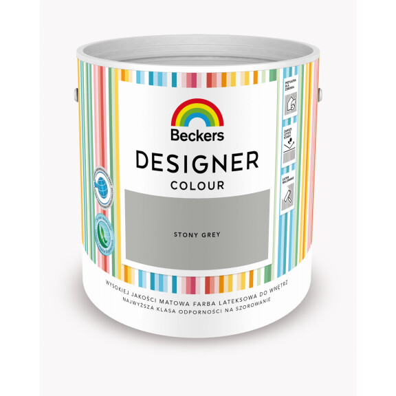 FARBA LATEKSOWA BECKERS DESIGNER STONY GREY 2,5 L