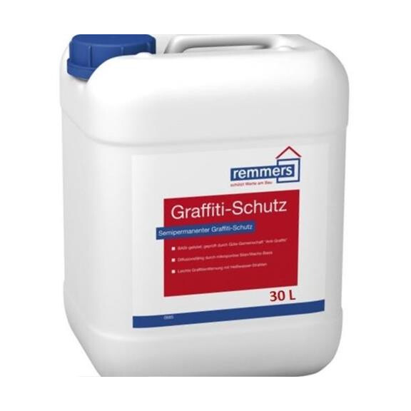 NIESZKODLIWY WODNY ŚRODEK IMPREGNACYJNY DO CHRONY PRZED GRAFFITI Remmers Graffiti-Schutz 30L