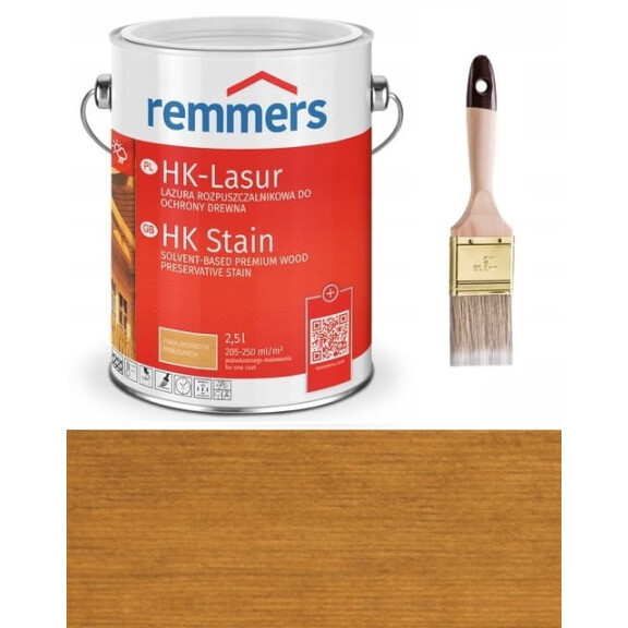 REMMERS HK-LASUR IMPREGNAT DO DREWNA DĄB RUSTYKALNY 0,75L