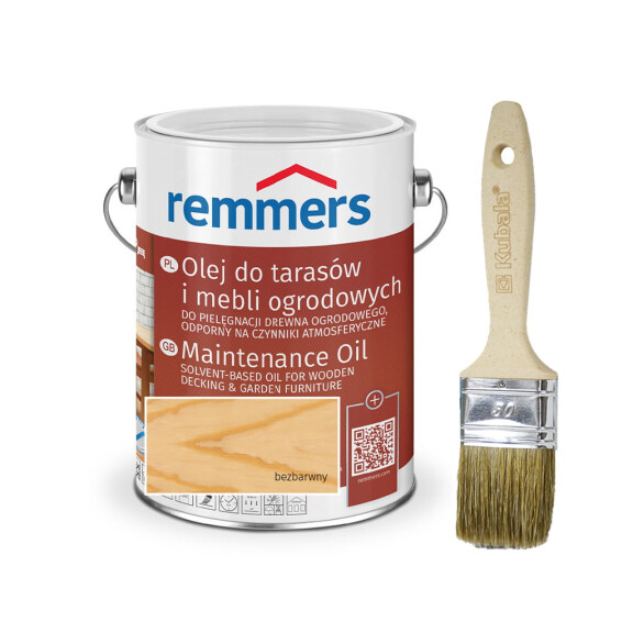 REMMERS PFLEGE-OL OLEJ DO DREWNA 2,5L BEZBARWNY
