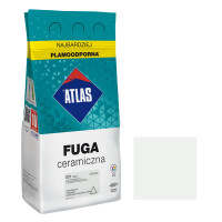 ATLAS FUGA CERAMICZNA 1-20MM 001 BIAŁA 5KG