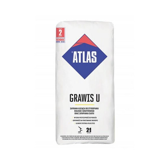 ATLAS KLEJ DO SIATKI GRAWIS U 25KG