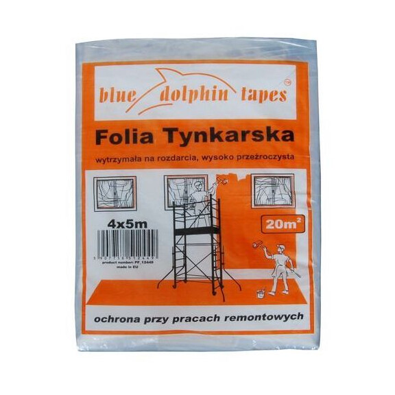 BLUE DOLPHIN FOLIA OCHRONNA TYNKARSKA 4MX5M