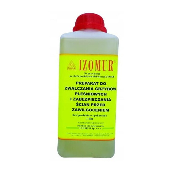 IZOMUR PREPARAT ŚRODEK NA GRZYBY I PLEŚŃ 2L - UWAGA PRODUKT BIOBÓJCZY!