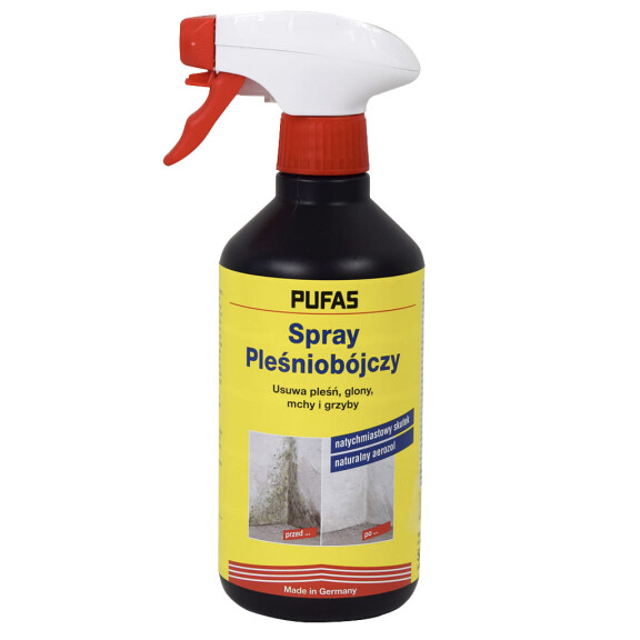 PUFAS PLEŚNIOBÓJCZY SPRAY 500ML DO GLONÓW MCHÓW - PRODUKT BIOBÓJCZY!