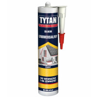 TYTAN SILIKON UNIWERSALNY EURO-LINE CZARNY 280ML