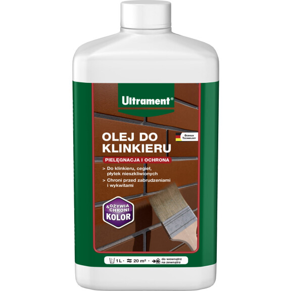ULTRAMENT OLEJ DO KLINKIERU, CEGŁY, DACHÓWKI 1L